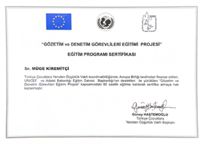 Gözetim ve Denetim Görevlileri Eğitimi Projesi