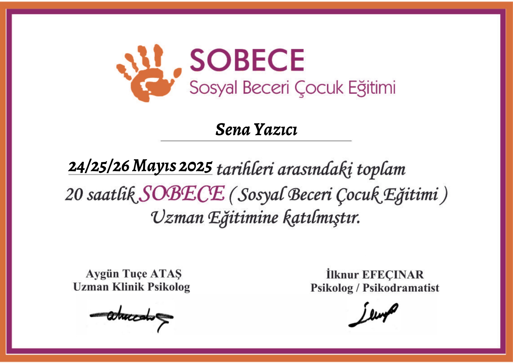SOBECE Sosyal Beceri Çocuk Eğitimi